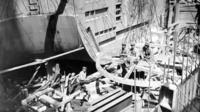 Construction of the Dam and Powerhouse at Island Falls C 1930