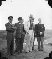 M. A. Roche with Military Men - No Infomration or date