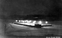 Lake Ice Rink at Night C 1928
