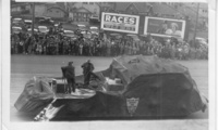 HBM&S Parade Float featuring Miners but not in Flin Flon