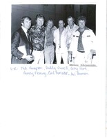 L-R Ted Hmpson, Buddy Grinnell, Gerry Hart, Harvey Flemina , Carl Gorrester, Mel Pearson