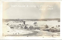Januraary 1929 Flin Flon Shaft House and Camp