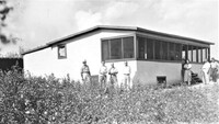 Flin Flon Lake bottom Golf Club Clubhouse. (1950)