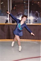 Karla Stoltz, figure skater in the mid-1980s.