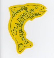 Badge of Trout Festival Director 1959
