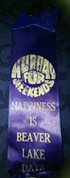 "Happiness is Beaver Lake Days" Badge and Ribbon