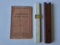 Slide Rule used by M. A. Roche in Flin FlonEngineering Office