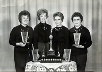 March 1966 Helen Dempsey, ?Jean Frechette, M, Rowe, Ellen Hanson