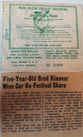 1960 Trout Festival 5 Year Old Brad Kinnear Wins 1960 Chevrolee Car