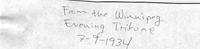Winnipeg Free Press July 9 1934