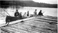 canoe load at dock