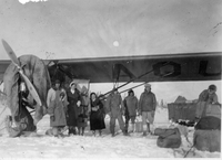 CF-AOU and passengers