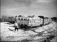 > helen and sleigh at a-dam