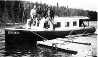 Helen Rees and one on boat jubilee