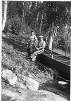 Max daughter dad and canoe-035
