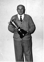 Rees Davis with trophy