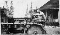 Sam Raynor on fordson trackson