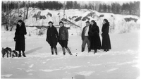 six in snow