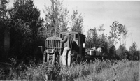Slim working on dinky at camp 6