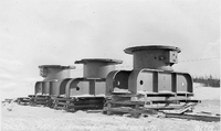 three generator housings on cribs