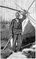 trapper and tent
