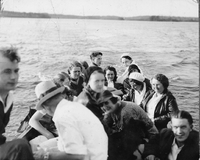 travellers in boat