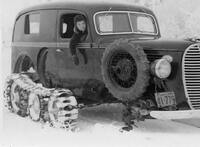 Wayne in 1938 ford panel