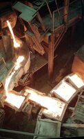 Copper Anode Pour