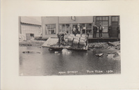 Beer Delivery Sunk in Muskege - Main Street Flin Flon 1931