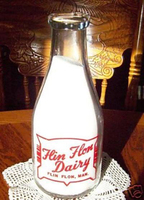 Flin Flon Dairy Milk Bottle