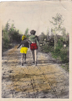  Walking to Phantom Lake Foot Path 1940s
