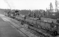 Construction of Sherritt Gordon Railroad