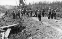 Construction of Sherritt Gordon Railroad