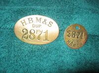 HBM&S Badge and Time Disk.