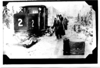 Linn Tractor freighting supplies C 1928