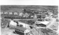 Flin Flon C 1930 Future site of Rail Road Station North Ave and First Ave.