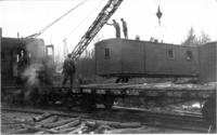 Tipped over while lifitng caboose
