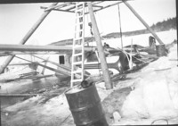 Breaking through the ice at Pelican Narrows