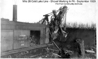 Shovel Working In Pit 