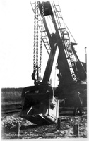 Shovel Working In Pit On Cold Lake Line