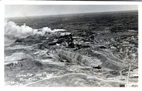 Arial View of Flin Flon Post Card No. 3 Shaft in the foreground Postcard