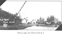 Circa 1944. Schist Lake Airport of HBAT, Norseman CF-BFU 
