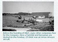 CF-DAW A Fairchild belonging to Arrow Airways 