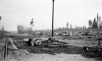 Cranberry Portage In Ruins After Fire June 4 1929