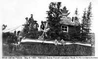 Jubilee Parade May 8 1935 Habitant Scene French Canadian Float