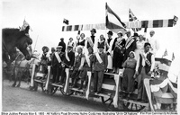 All Nations Float Showing Native Costumes