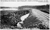 Flin Flon Railway Mile 60 – Depth of Muskeg 66 Ft. 