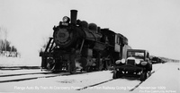 Flange Auto By Train At Cranberry Portage