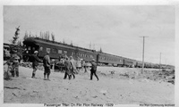 Passenger Train On Flin Flon Railway 1929
