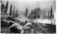  Cranberry Portage During Fire – June 4 1929 